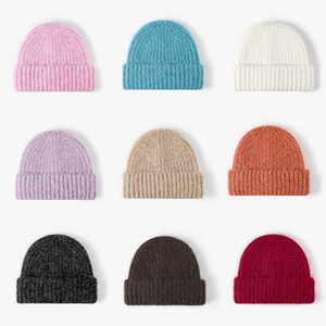 Gorro <span class=keywords><strong>de</strong></span> <span class=keywords><strong>lana</strong></span> <span class=keywords><strong>de</strong></span> mezcla gruesa y cálida para <span class=keywords><strong>hombre</strong></span>, estilo oversize, <span class=keywords><strong>con</strong></span> <span class=keywords><strong>orejeras</strong></span>, elegante, para exteriores, <span class=keywords><strong>de</strong></span> alta calidad, personalizado <span class=keywords><strong>de</strong></span> fábrica, para mujer - Product Image 1