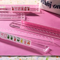 Supports à Mahjong festonnés personnalisés et poussoirs de tuiles robustes pour club familial