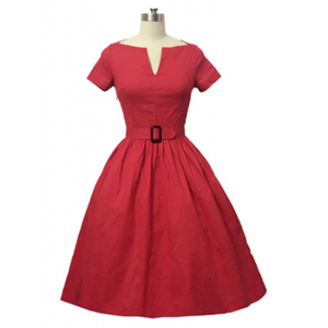Wholesale Cheap Women Vintage <strong>Dress</strong> V-neck Vintage Quinceanera <strong>Dress</strong> <strong>50s</strong> Western Style Vintage <strong>Dress</strong> - Product Image 6