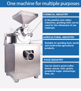 Broyeur de grains Moulin à farine de maïs Pulvérisateur à disque de pierre Broyeur humide Machine de fabrication de poudre d'épice de chili - Product Image 3