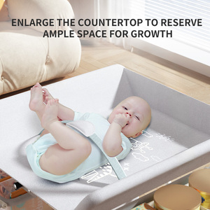 <span class=keywords><strong>Table</strong></span> <span class=keywords><strong>à</strong></span> <span class=keywords><strong>langer</strong></span> pour bébé multifonctionnelle de luxe portable pliable 2 en 1 - Product Image 4