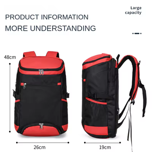 Customized Logo Training Sports Backpack Large Capacity <strong>Basketball</strong> Backpacks Multi Function Badminton Bag With <strong>Shoe</strong> Compartment - Product Image 2