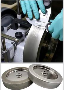 Muela de Diamante CBN para <span class=keywords><strong>Tormek</strong></span> <span class=keywords><strong>T4</strong></span> - 250mm*12mm*50mm, Muela de Afilado para Herramientas (Ángulo Redondo, Grano 220) - Product Image 6