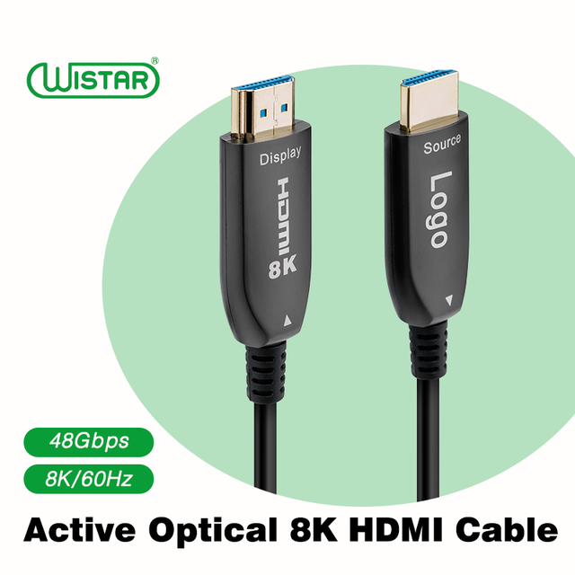 WISTAR High Speed Gold Plated Professional Active Fiber Optic HDMI Kabel 8K ARC 2.1 Optical Fiber Cavo 20M   30M   40M  50M