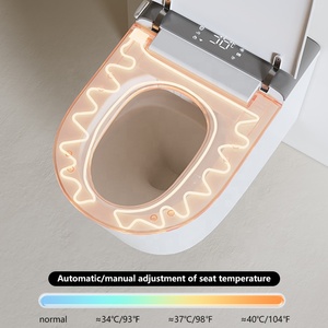 Rimless Smart Toilet <strong>Bidet</strong> <strong>Wall</strong> Mounted Self Cleaning P Trap Suspended WC Intelligent Automatic <strong>Wall</strong> <strong>Hung</strong> Smart Toilet - Product Image 4