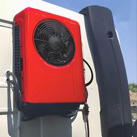 Climatiseur portable universel 12V/24V pour camion/camping-car avec chauffage 6600-9600 BTU 2600W DC pour voitures et fourgonnettes
