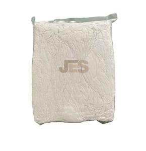 Fardos de 25 <span class=keywords><strong>kg</strong></span> de Trapos de Sábanas Blancas de Algodón Puro Reciclado de Alta Gama para Hoteles, Suaves, de Gran Absorbencia, Industriales, Marinos, Uso General, Modelo JES - Product Image 4
