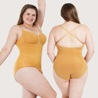 S-SHAPER Bodysuit Gainant Sculptant Respirant et Sans Coutures pour Femme, Dos Nu, String