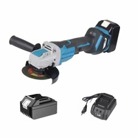 Meuleuse d'angle électrique LARIX 21V, outils rechargeables au lithium, polisseuse sans fil sans balais, coupeuse, meuleuse, meuleuse d'angle électrique