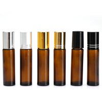 Flacons roll-on en verre pour huiles essentielles et parfums, couleur ambre transparente, 5ml et 10ml, personnalisables, en stock – Meilleures ventes
