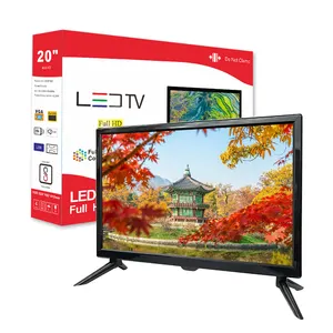 LCD TV 15 - 27 inç düz ekran TV kullanılan yenilenmiş Full HD televizyon USB VGA AV girişi ile 23.6 inç LED TV