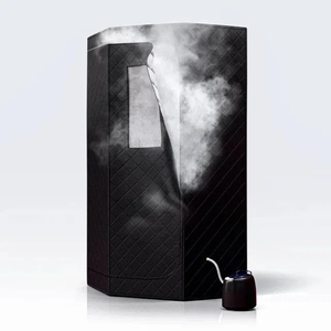 Application électrique de corps de station thermale de maison de tente de sauna de <span class=keywords><strong>Steampod</strong></span> acrylique moderne portatif pour l'usage d'appartement - Product Image 1