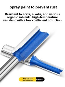 Fraise CNC Hengwei pour machines de gravure et de dé<span class=keywords><strong>coupe</strong></span>, en bakélite, à double tranchant, <span class=keywords><strong>lame</strong></span> droite, 10 mm - Product Image 3