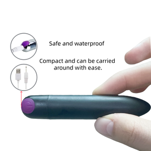 Vibrador de Bala Recargable, Impermeable, Discreto, de Silicona Médica Suave, para el Punto G, Juguete Sexual para Mujeres - Product Image 4