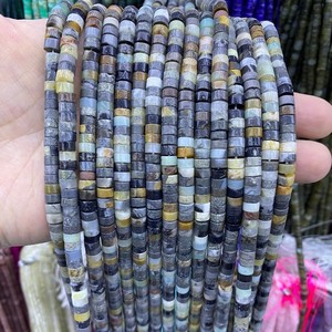 Perles de pierres précieuses <span class=keywords><strong>color</strong></span>ées en gros, forme irrégulière, 3x6mm, pour la fabrication de bracelets - Product Image 2
