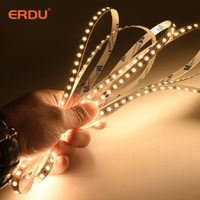 Bande lumineuse LED en aluminium EREU 2835 8 mm, 10 m, DC24V, 120 LED/m, effet de poursuite, découpable, contrôle tactile, IP24, garantie 3 ans