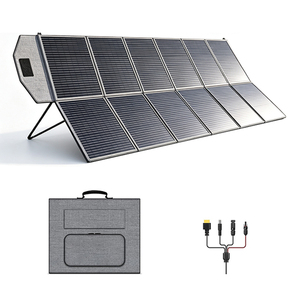 Panneaux solaires monocristallins pliables Alecter APH-FB92 600W, conversion élevée à 24%, étanches IP65, module PV portable pour le camping - Product Image 1