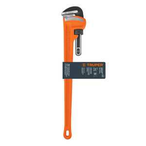 Trupper STI-36 Stilson Set 36 'robusto corpo in ferro duttile con applicazione industriale finitura cromata in acciaio al carbonio acciaio - Product Image 1