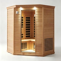 Salle de sauna bien-être personnalisée avec une architecture moderne et des matériaux en bois de qualité supérieure pour les hôtels de luxe et les clubs privés