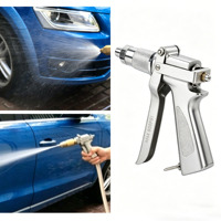 Pistolet de pulvérisation haute pression tout métal pour lavage de voiture et jardin, 800 PSI, entrée 1/2 pouce, gâchette, buse de pulvérisation résistante à la rouille pour pesticides