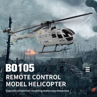 Hélicoptère COOLBANK C186 Professionnel Télécommandé RC Modèle 2.4GHz 4 Voies Monohélice Sans Aileron Électrique Extérieur Plastique