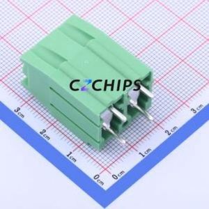 KF136T-10.16-2P Screw Terminal Block Through hole Component (THT),P=10.16mm Connector 1x2P 10.16mm Green Through Hole - Product Image 2