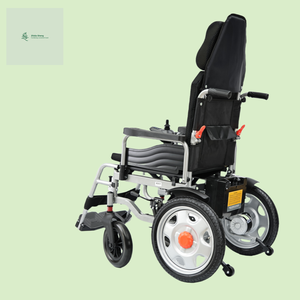 Silla de ruedas eléctrica, compacta, ligera, motorizada, plegable, para adultos, resistente, todo terreno, transporte, andador de viaje, andador - Product Image 1