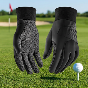 Gant de golf personnalisé pour homme, main gauche, respirant, coupe-vent, vert, maille 3D performante, antidérapant, microfibre - Product Image 6