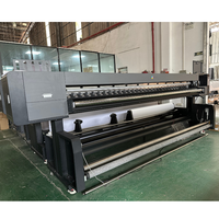 Impresora UV de rollo a rollo de 3.2m (10 pies) de gran formato para pancartas flexibles, la más vendida, con cabezales I3200-U1/512i/1024i