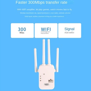 Ripetitore WiFi 300Mbps con 4 Antenne, Amplificatore di Segnale Wireless 2.4GHz, Estensore WPS con Antenna ad Alto Guadagno per Casa e Ufficio, Controllo App per Zone Non Coperte - Product Image 5