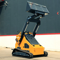 Mini-chargeuse sur pneus 380 kg avec moteur B&S 26 CV, certifiée EPA CE, livraison gratuite, prix de gros direct usine