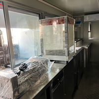 Remorque alimentaire certifiée DOT CE avec équipement de cuisine complet, unité mobile à 3 roues, longueur 5m, taille personnalisable