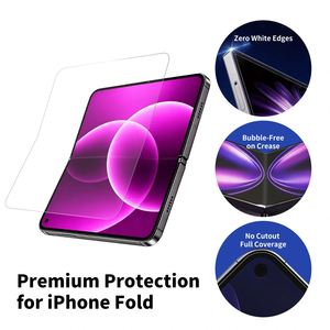 ฟิล์มกันรอยไฮโดรเจลแบบกำหนดเองจากผู้ผลิตสำหรับ iPhone 18 Fold ฟิล์มป้องกันหน้าจอและบานพับด้านในโทรศัพท์แบบพับได้ ความคมชัดสูง - Product Image 2