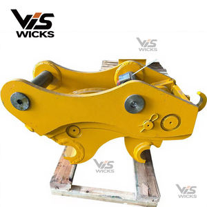Wicks Heavy Duty Escavadeira Acoplador Rápido para 6-9 Ton Máquinas Amarelo Garantia de 1 Ano - Product Image 1