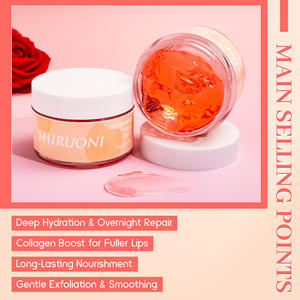 Label privé Baume à Lèvres au <span class=keywords><strong>Miel</strong></span> Bio Vegan Pêche Naturel Anti-dessèchement Hydratant Lèvres <span class=keywords><strong>Masque</strong></span> de Sommeil - Product Image 5