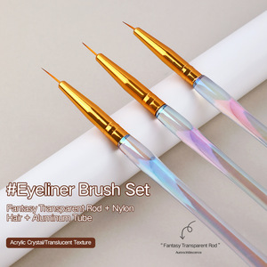 Pinceau à ongles en acrylique de style japonais pour <span class=keywords><strong>dessin</strong></span> ultra-fin, idéal pour la peinture <span class=keywords><strong>sur</strong></span> ongles, la sculpture florale et l'art coloré - Conception portable - Product Image 2