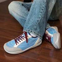 Chaussures décontractées pour hommes à bout large, confortables, souples, zéro drop, respirantes, en daim et maille, vente directe d'usine