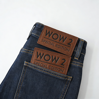 Étiquettes personnalisées pour jeans, patchs logo en relief, patchs en similicuir, étiquettes en PU