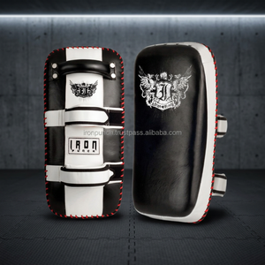 Pads thaïlandais IP-1701 personnalisables avec logo, légers, pour la pratique de la boxe et des arts martiaux, en mousse, cuir et plastique EVA – Indispensables - Product Image 2