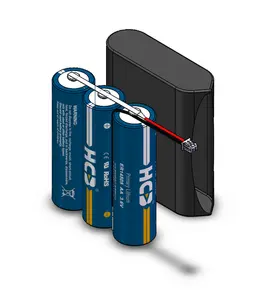 Primary Lithium Battery Li-SOCI2 3.6V 2600mAh AA Size ER14505 Battery For Smoke Alarm Monitors Backup