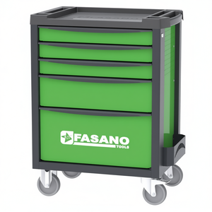 Fasano <b>Tools</b> 5 Drawer Rolling <b>Tool</b> <b>Cart</b> Green Storage Organizer <b>for</b> Auto Repair - Product Image 2