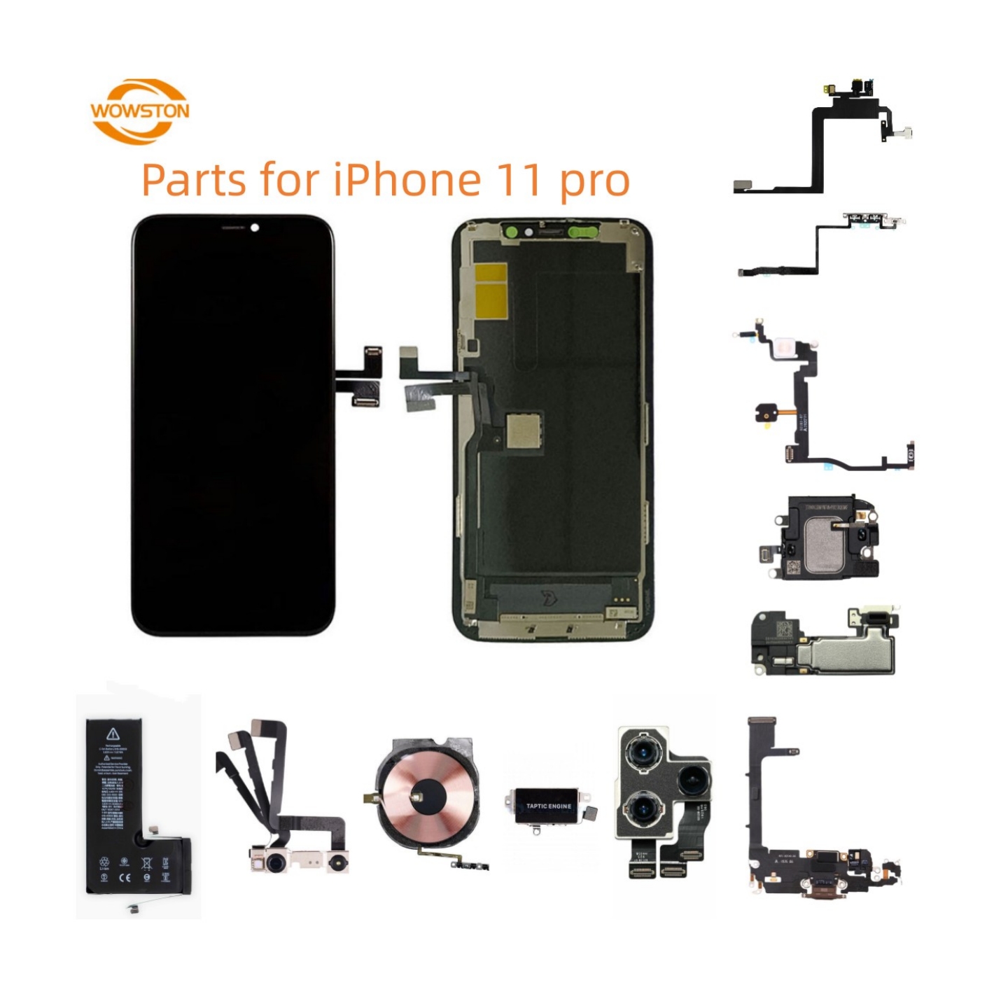 Запасная часть для iPhone 11pro Cell Ohones из Китая 11 Pro катушка приемника беспроводной зарядки