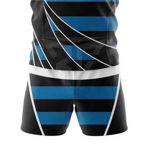 Ropa deportiva de Rugby personalizada de alta calidad, conjunto de Jersey de secado rápido para adultos, logotipo personalizado, transpirable, 100% poliéster, Color teñido liso - Product Image 5