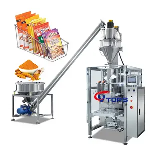 Mesin kemasan vertikal, harga rendah untuk dijual otomatis tas kecil Masala Spice susu coklat bubuk mengisi Sealing Packing mesin