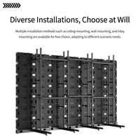 Pantalla LED de Vídeo a Todo Color P1.86 P2 P2.5 para Interiores, Panel de Pantalla LED de Paso de Píxeles Pequeño para Publicidad