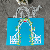 AAGU metallo taglio Die Scrapbooking timbro carta da intaglio carta stampaggio Die nuovo giardino giardino recinzione Craft Scrapbooking muore