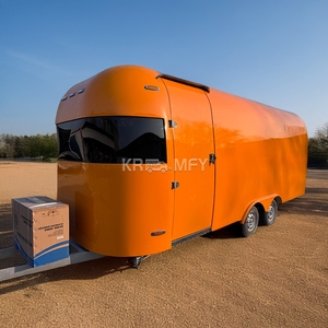 Modern Stainless Steel Convenivent Bbq Ice Cream Trailers Fully Equipped Kitchen Street Food <b>Cart</b> Mobile Business Trailer - Product Image 3