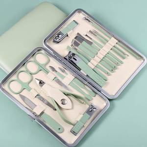 Manicure Pedicure Clippers Fingernail Clipper Set Ingrown Toenail Scissor Trimmer Kit 18 Pieces Women and Men - Product Image 4