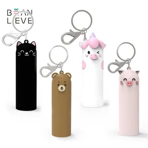 2024 Tốt Nhất Thiết Kế Thương Hiệu Phim Hoạt Hình Dễ Thương Unicorn Powerbank Loại C Di Động Du Lịch Ngoài Trời Móc Chìa Khóa Sạc Nhanh Mini Ngân Hàng Điện