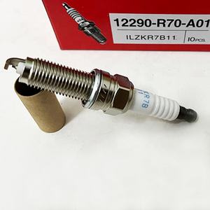 Bujías de iridio 12290-R70-A01 <span class=keywords><strong>ILZKR7B11</strong></span> para Honda Accord Crosstour Odyssey Pilot Ridgeline 12290R70A01 - Product Image 1